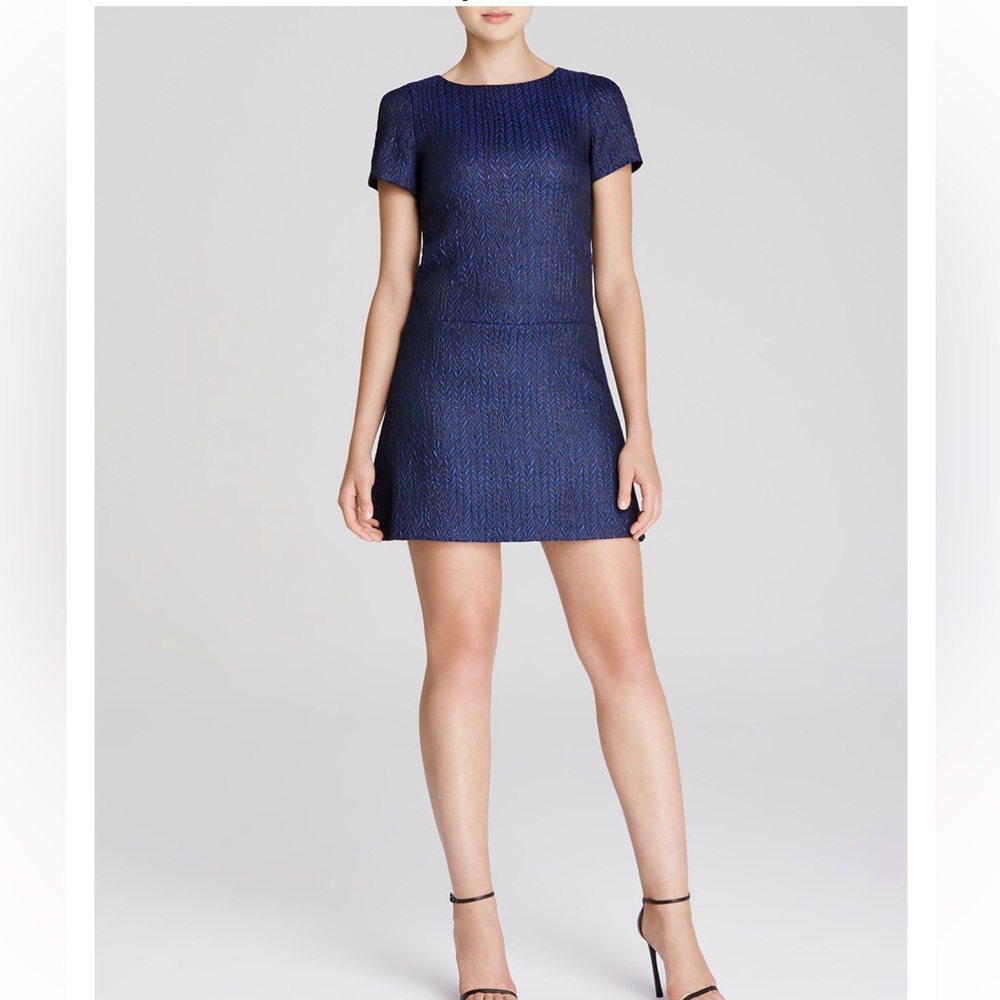 Alice + Olivia Blue Mini Dress